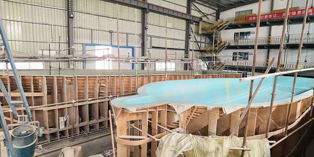 boat mold and parts workshop for fishing boat and passenger boat factory