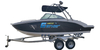 FIBERGLASS/ALUMINUM BOAT TRAILER