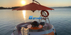 GATHER FIBERGLASS BBQ DONUT BOAT BQ15MINI