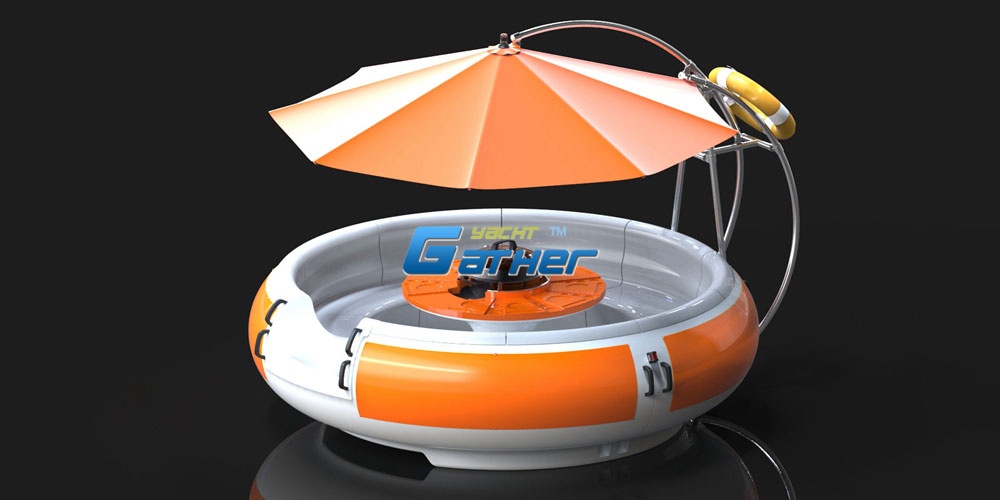 GATHER FIBERGLASS BBQ DONUT BOAT BQ11A