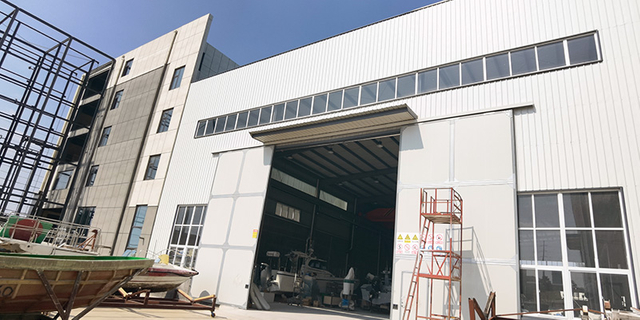 marine manufacturing company exterior for commercial boat supplier