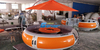GATHER FIBERGLASS BBQ DONUT BOAT BQ11A