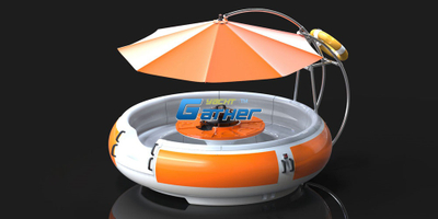 GATHER FIBERGLASS BBQ DONUT BOAT BQ11A