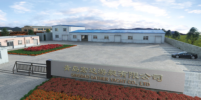 boat factory exterior of small passenger boat and fishing boat manufacturer
